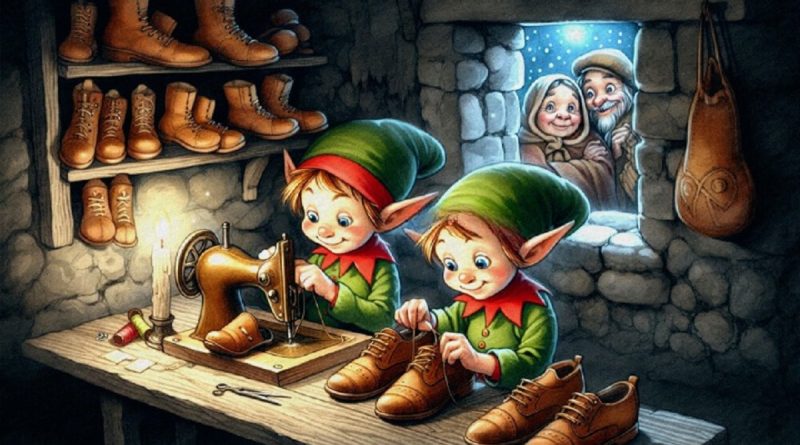 The Elves and the Shoemaker fairy tale workshop scene